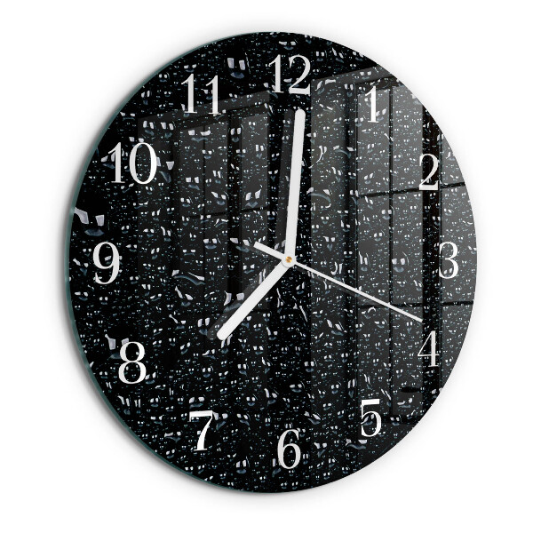Orologio rotondo Gocce d'acqua