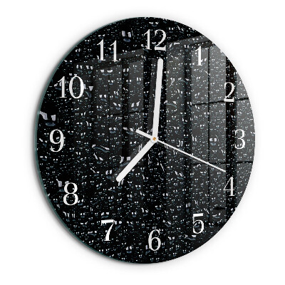 Orologio rotondo Gocce d'acqua