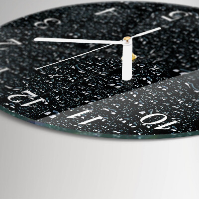 Orologio rotondo Gocce d'acqua