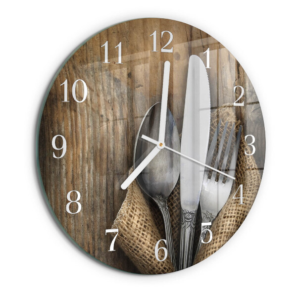 Orologio rotondo Posate
