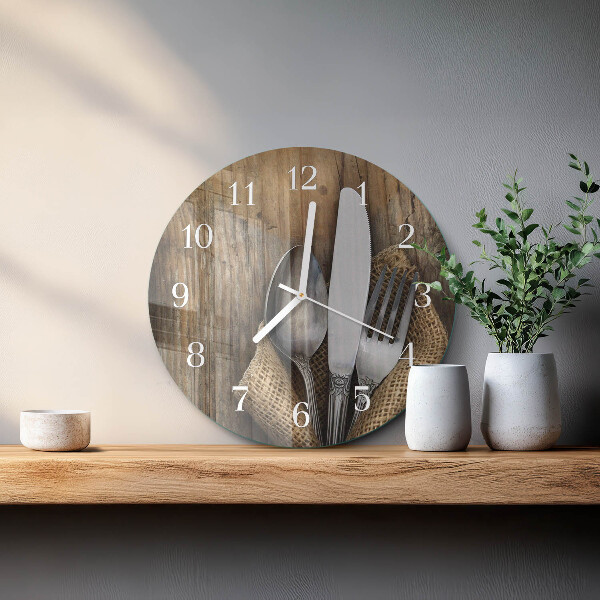 Orologio rotondo Posate