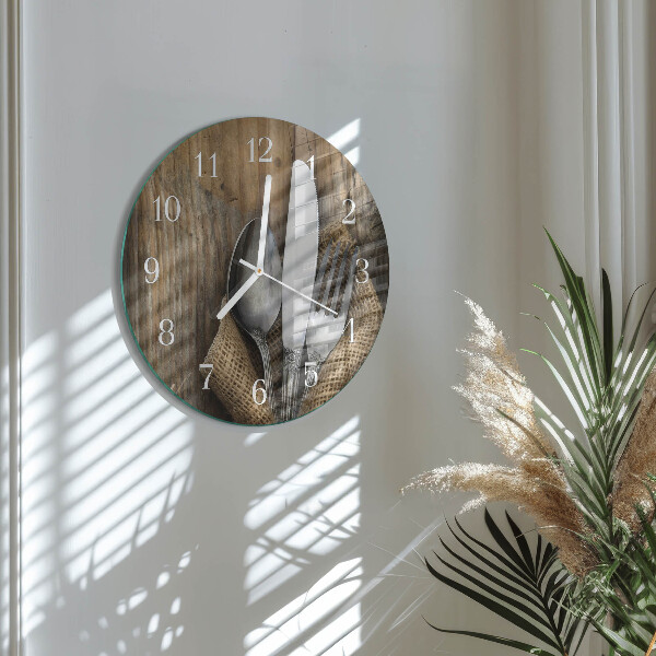 Orologio rotondo Posate