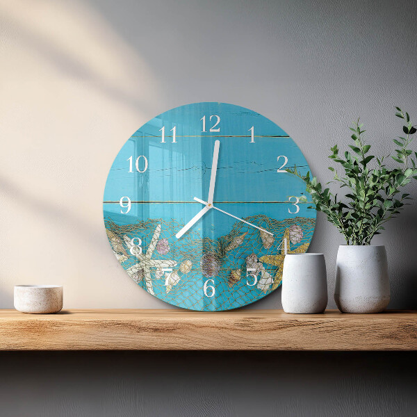 Orologio rotondo Tesori del mare