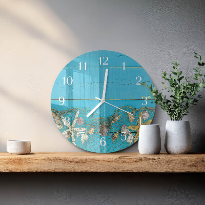 Orologio rotondo Tesori del mare