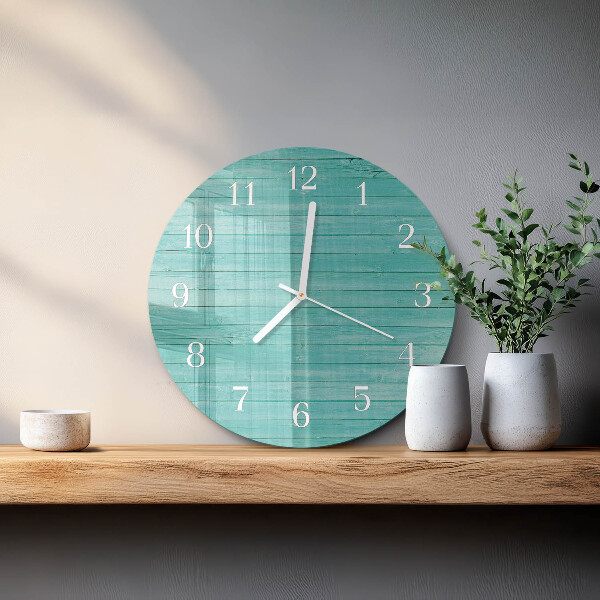 Orologio rotondo Tavole verdi