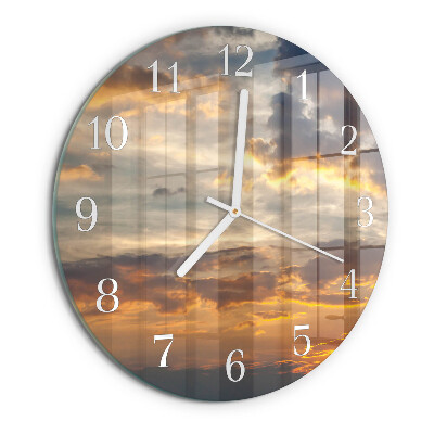 Orologio rotondo Tramonto