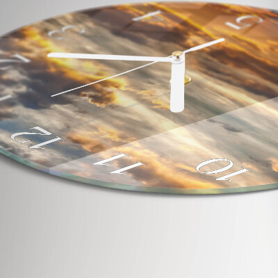 Orologio rotondo Tramonto