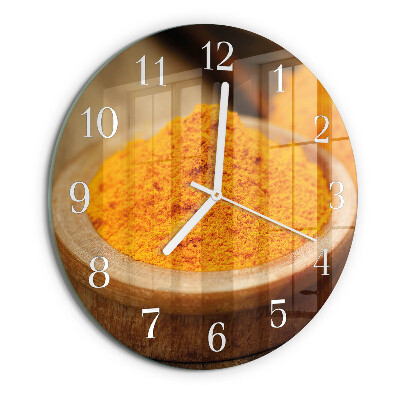 Orologio rotondo Curcuma