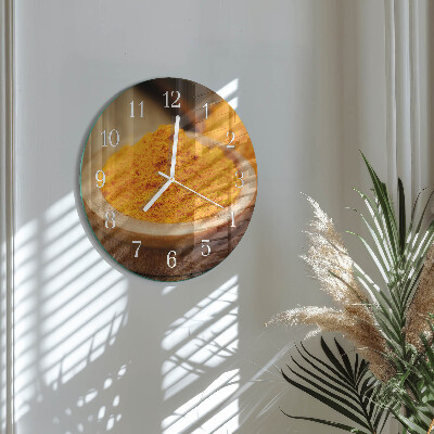 Orologio rotondo Curcuma