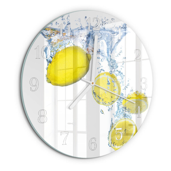 Orologio rotondo limoni
