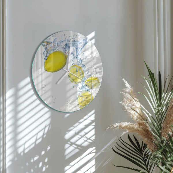 Orologio rotondo limoni