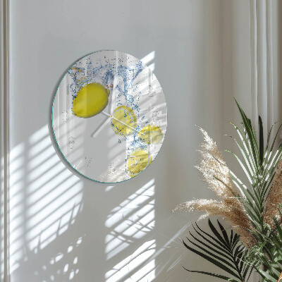 Orologio rotondo limoni