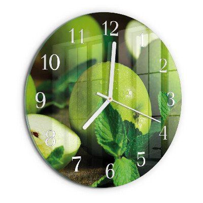 Orologio rotondo Mele verdi