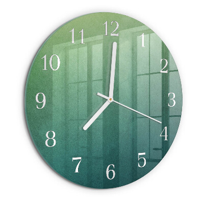 Orologio rotondo sfumatura verde