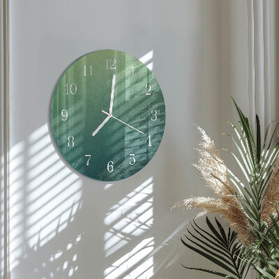 Orologio rotondo sfumatura verde