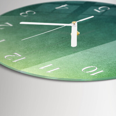 Orologio rotondo sfumatura verde