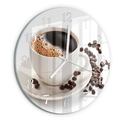 Orologio rotondo Tazza di caffè
