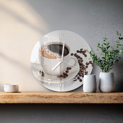 Orologio rotondo Tazza di caffè
