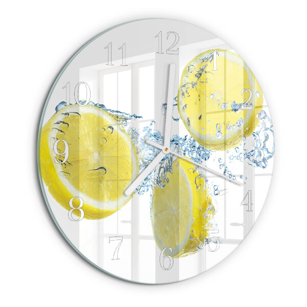 Orologio rotondo limoni
