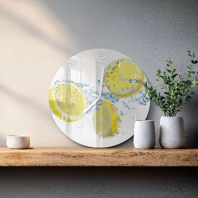 Orologio rotondo limoni