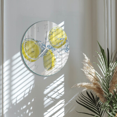Orologio rotondo limoni