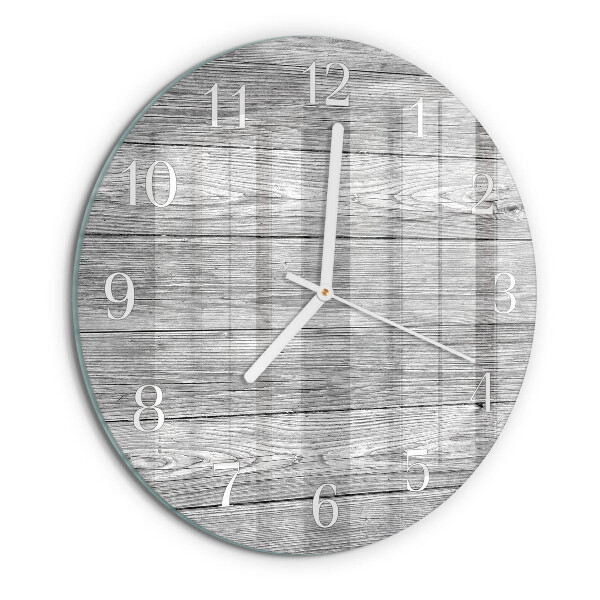 Orologio rotondo Legni grigi