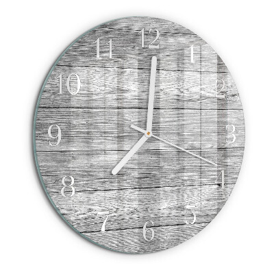 Orologio rotondo Legni grigi