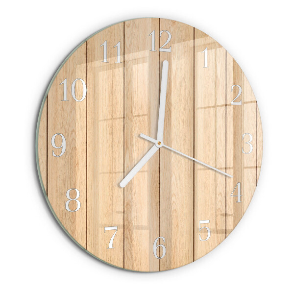 Orologio rotondo Legna
