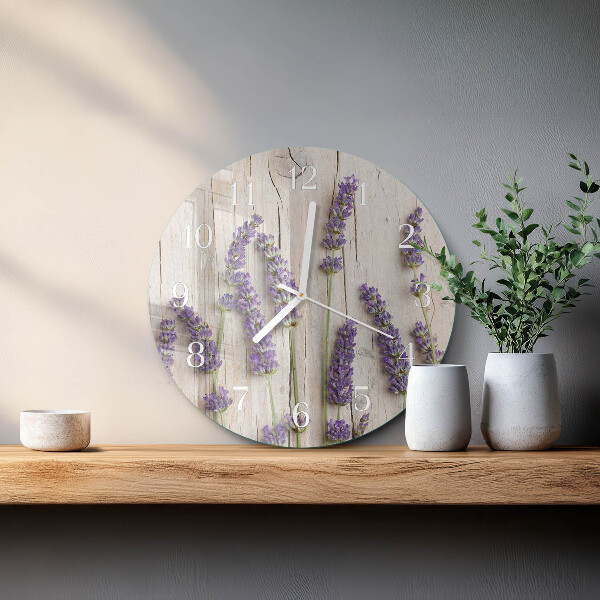Orologio rotondo Lavanda