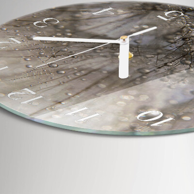 Orologio rotondo Gocce di rugiada
