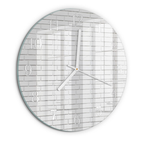 Orologio rotondo Muro di mattoni