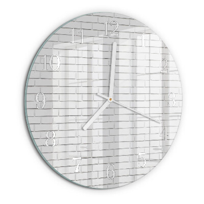 Orologio rotondo Muro di mattoni