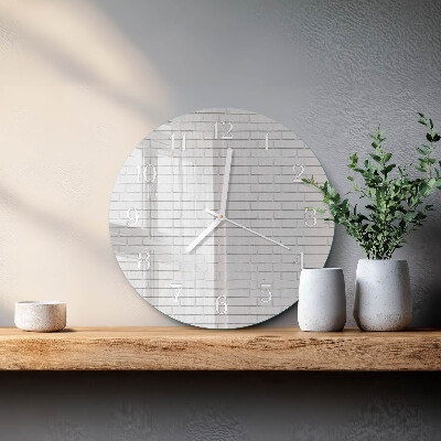 Orologio rotondo Muro di mattoni