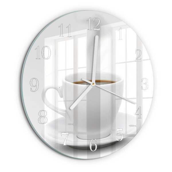 Orologio rotondo Tazza di caffè
