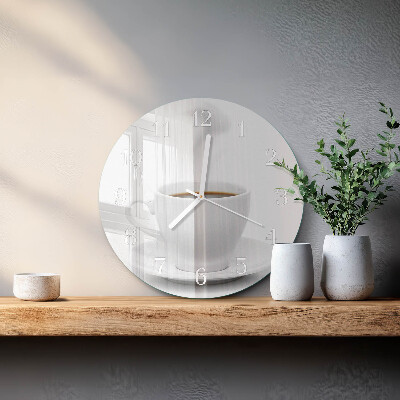 Orologio rotondo Tazza di caffè