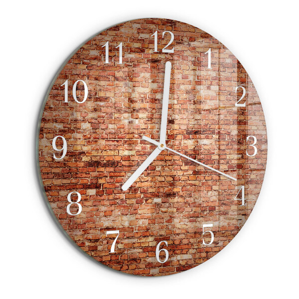 Orologio rotondo Muro di mattoni