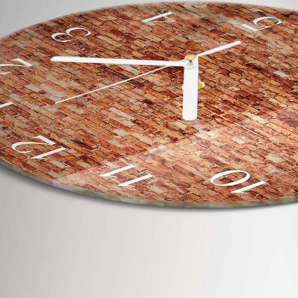 Orologio rotondo Muro di mattoni