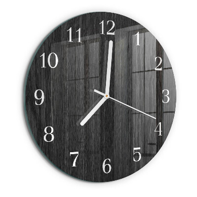 Orologio rotondo Legna