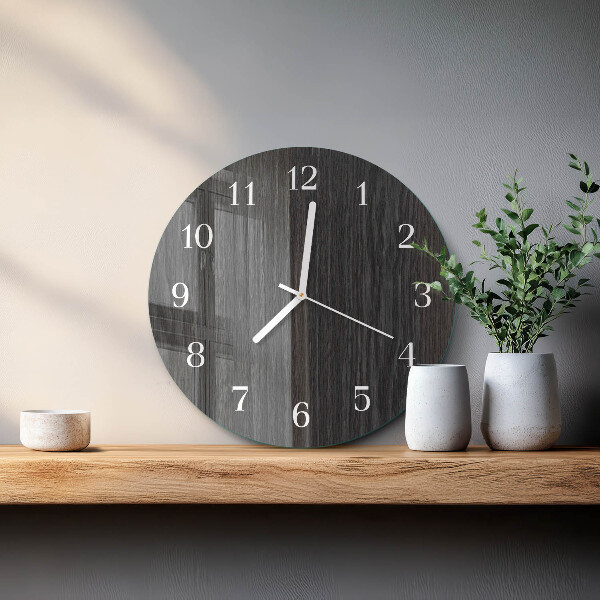 Orologio rotondo Legna