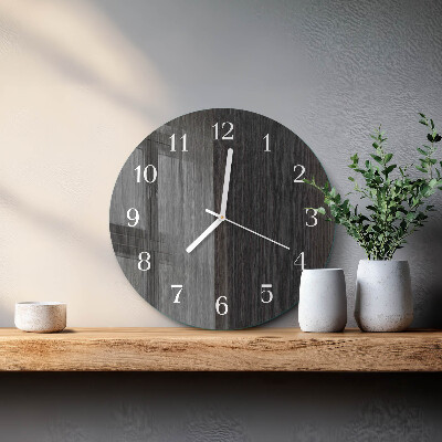 Orologio rotondo Legna