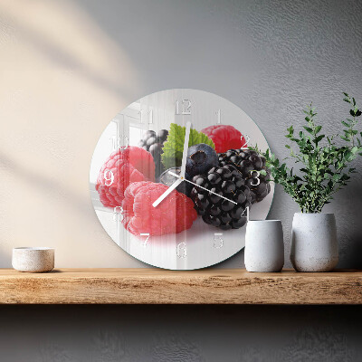 Orologio rotondo Frutti di bosco
