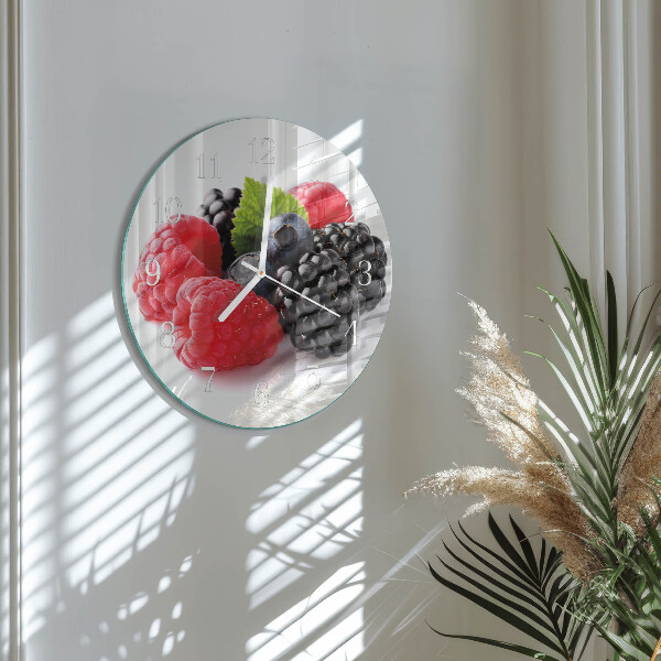 Orologio rotondo Frutti di bosco