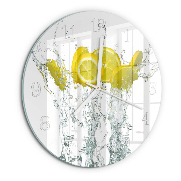 Orologio rotondo Acqua con limone