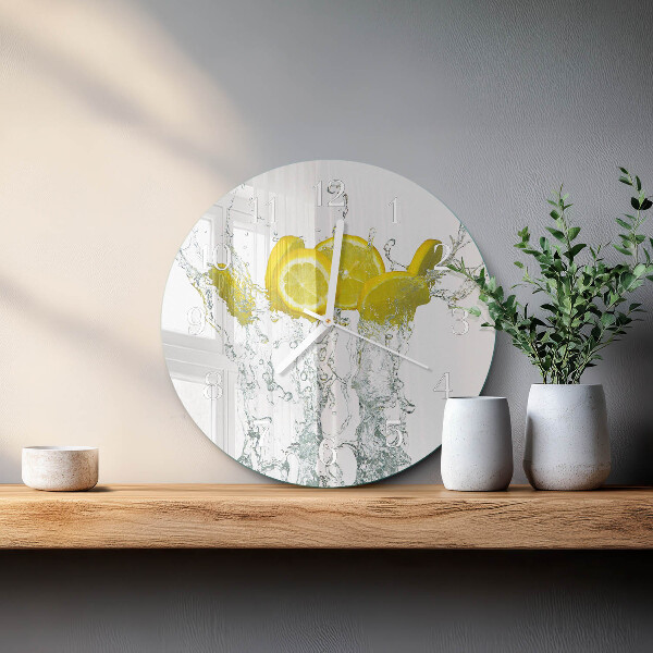 Orologio rotondo Acqua con limone