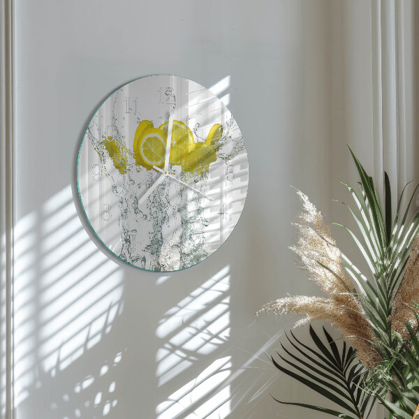 Orologio rotondo Acqua con limone