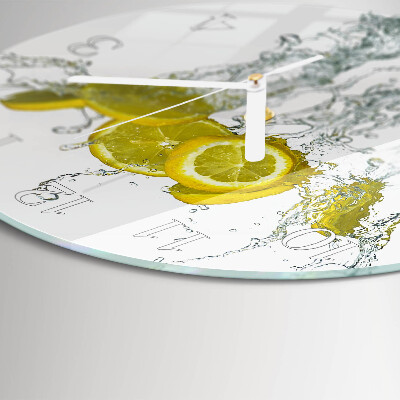 Orologio rotondo Acqua con limone