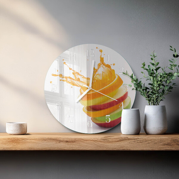 Orologio rotondo Frutta