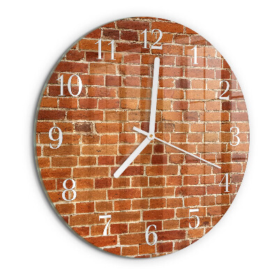 Orologio rotondo Muro di mattoni