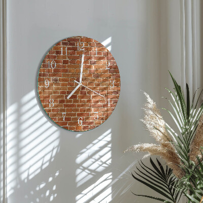 Orologio rotondo Muro di mattoni