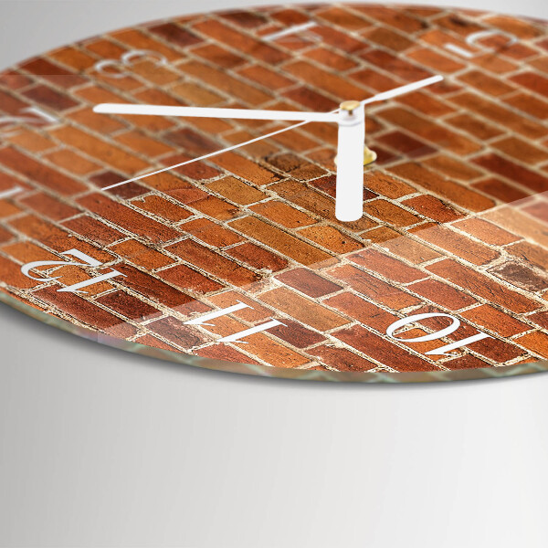 Orologio rotondo Muro di mattoni
